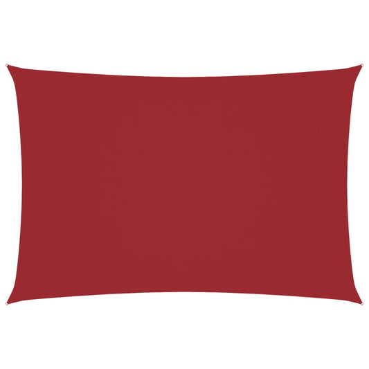 Sunshade Sail Oxford Fabric Rectangular 2.5x4.5 m Red