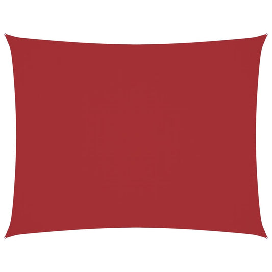 Sunshade Sail Oxford Fabric Rectangular 3x4.5 m Red