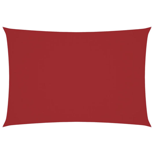 Sunshade Sail Oxford Fabric Rectangular 3x6 m Red