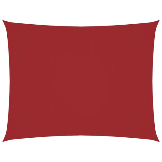 Sunshade Sail Oxford Fabric Rectangular 4x5 m Red