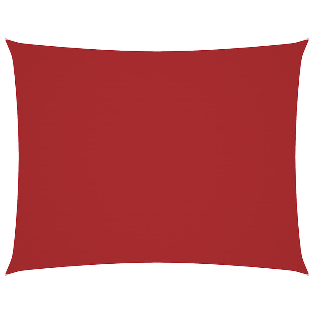 Sunshade Sail Oxford Fabric Rectangular 4x6 m Red