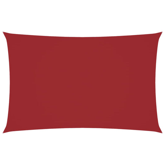 Sunshade Sail Oxford Fabric Rectangular 5x8 m Red