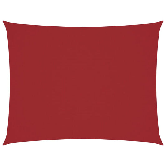 Sunshade Sail Oxford Fabric Rectangular 6x7 m Red