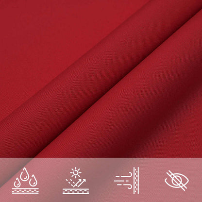 Sunshade Sail Oxford Fabric Rectangular 6x7 m Red