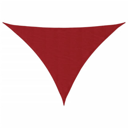 Sunshade Sail Oxford Fabric Triangular 3x4x4 m Red
