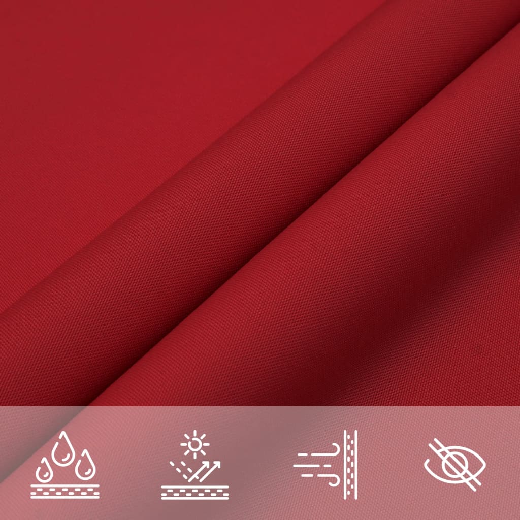 Sunshade Sail Oxford Fabric Triangular 4.5x4.5x4.5 m Red