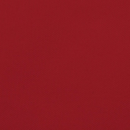 Sunshade Sail Oxford Fabric Triangular 4x5x5 m Red