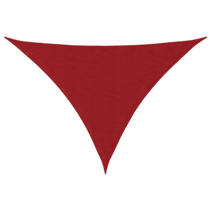 Sunshade Sail Oxford Fabric Triangular 5x7x7 m Red