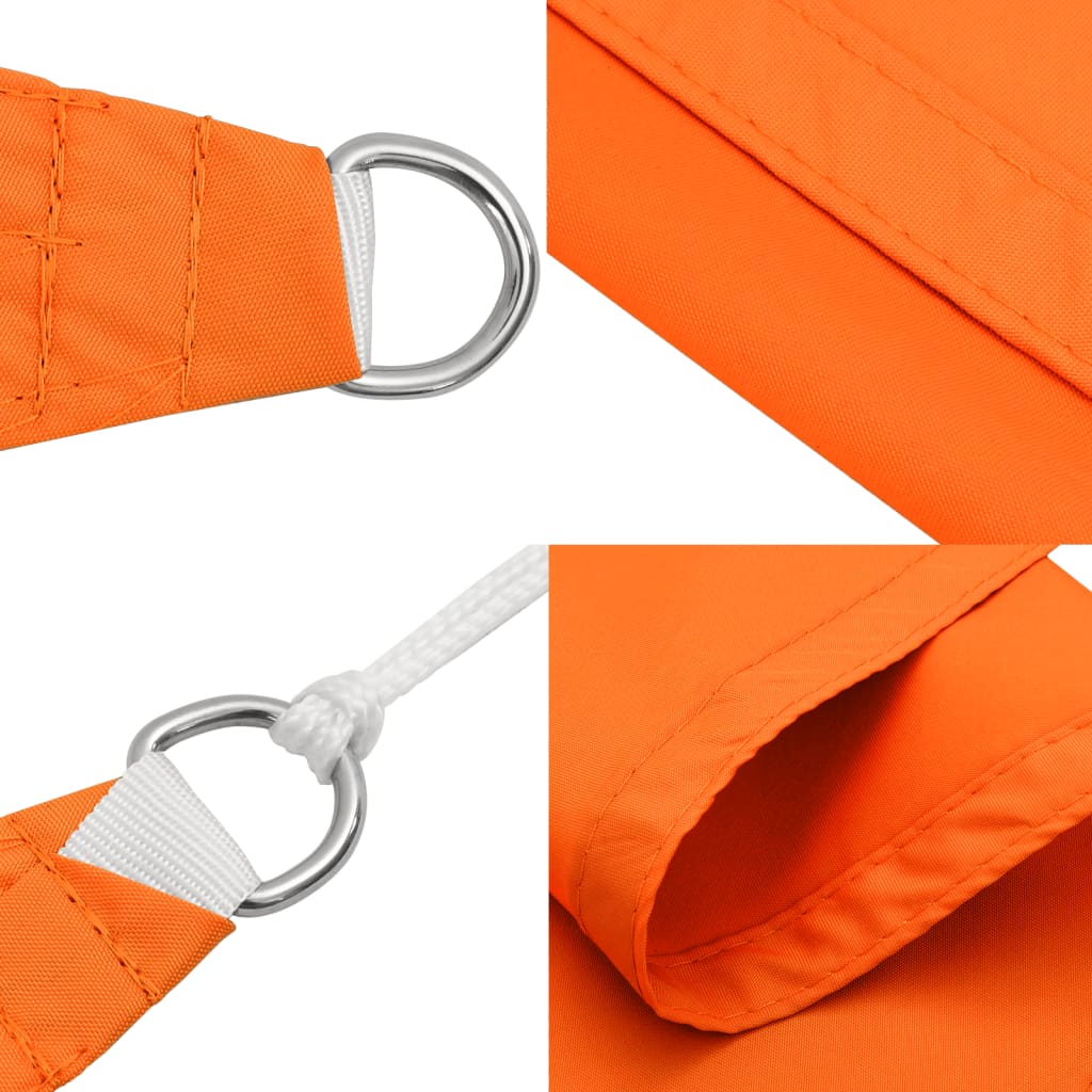 Sunshade Sail Oxford Fabric Square 4.5x4.5 m Orange