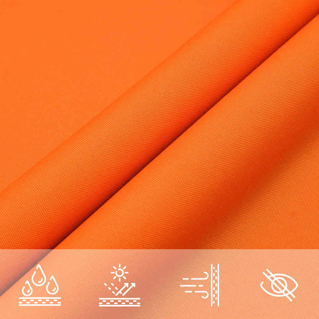 135693 vidaXL Sunshade Sail Oxford Fabric Square 7x7 m Orange