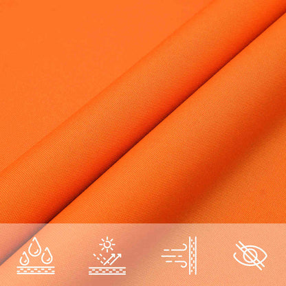 Sunshade Sail Oxford Fabric Rectangular 2x3.5 m Orange