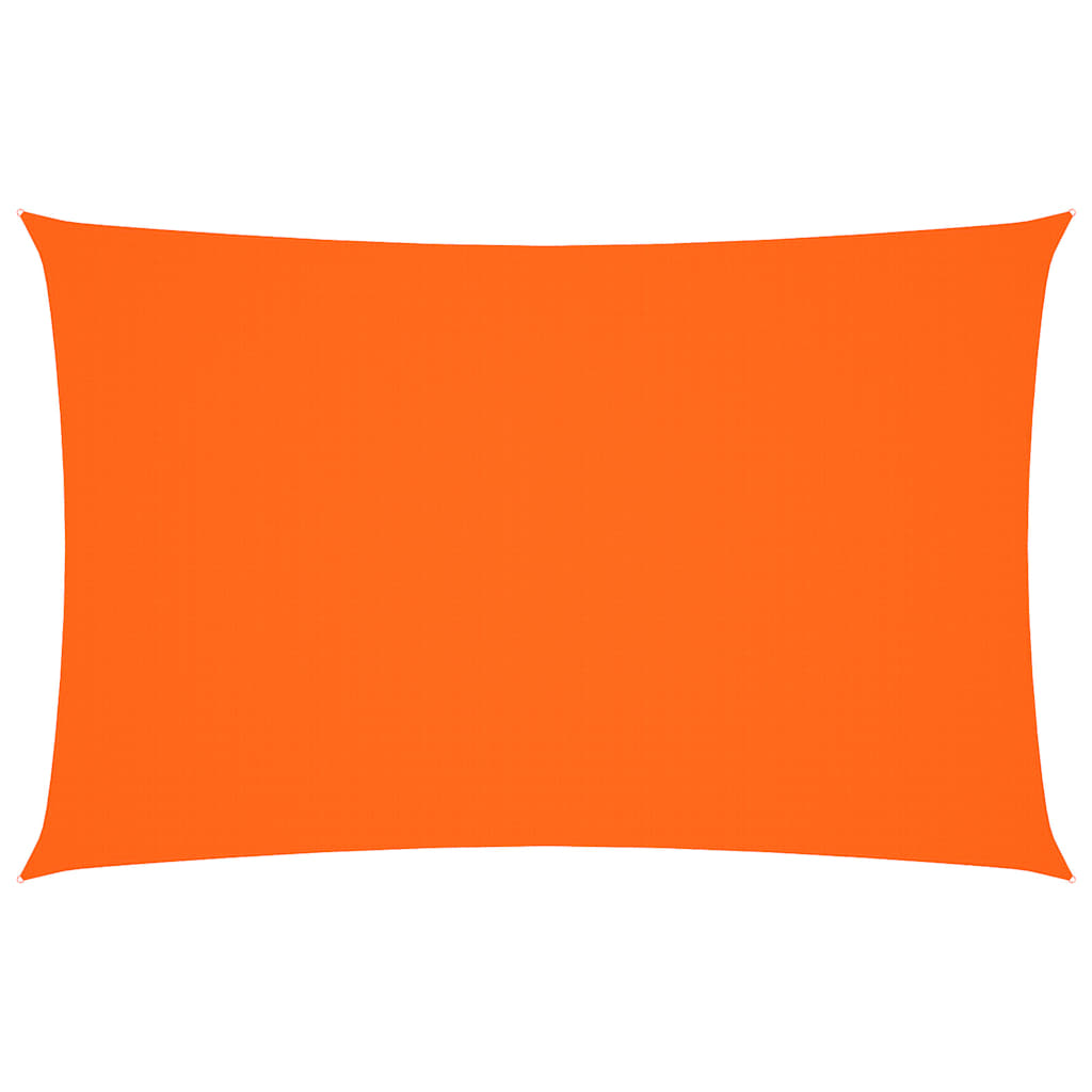 Sunshade Sail Oxford Fabric Rectangular 5x8 m Orange