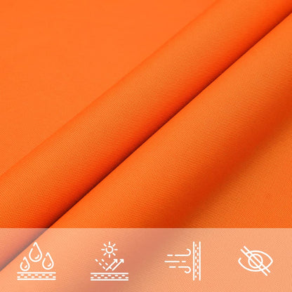 Sunshade Sail Oxford Fabric Rectangular 5x8 m Orange