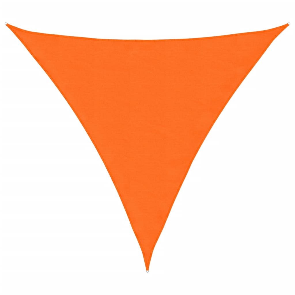 Sunshade Sail Oxford Fabric Triangular 3x3x3 m Orange
