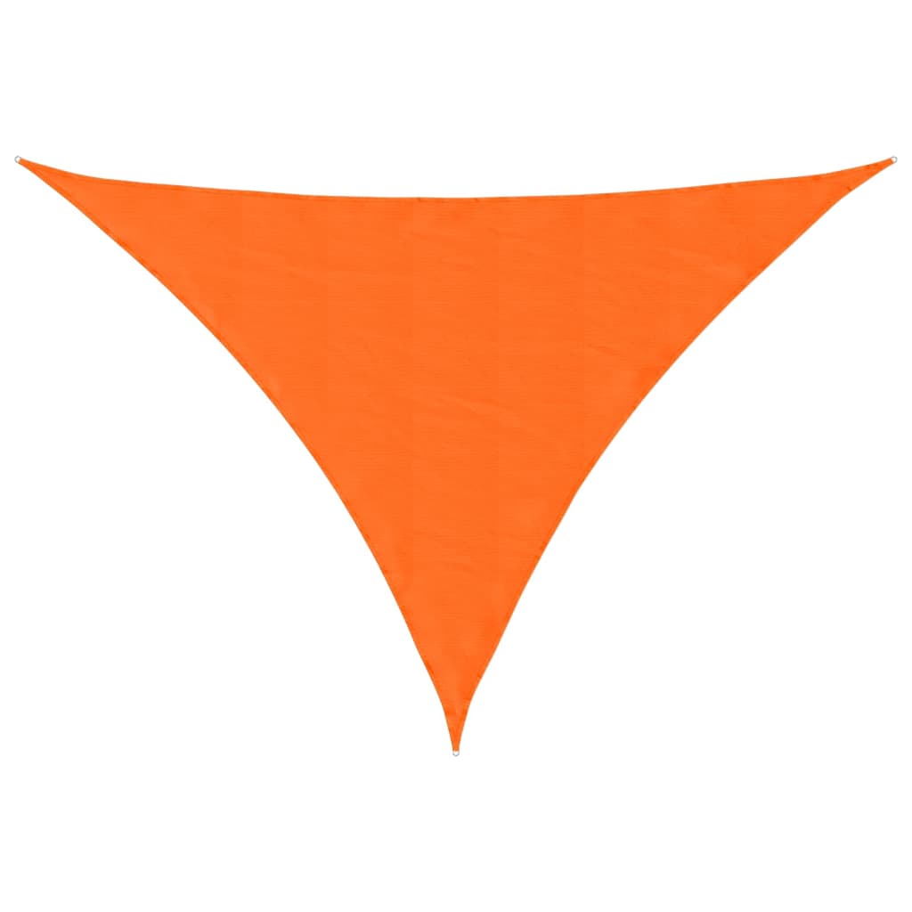 Sunshade Sail Oxford Fabric Triangular 3.5x3.5x4.9 m Orange