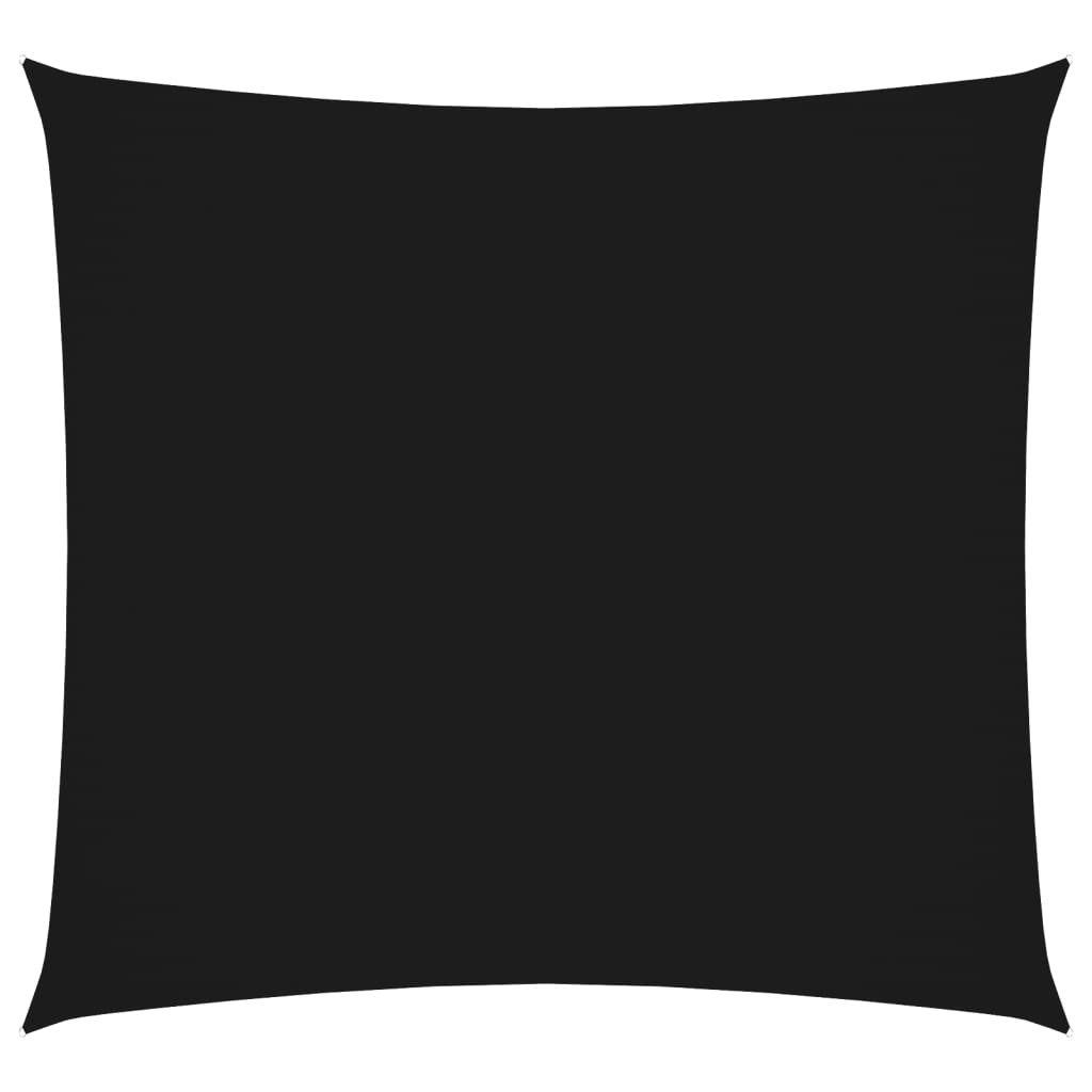 Sunshade Sail Oxford Fabric Square 3.6x3.6 m Black