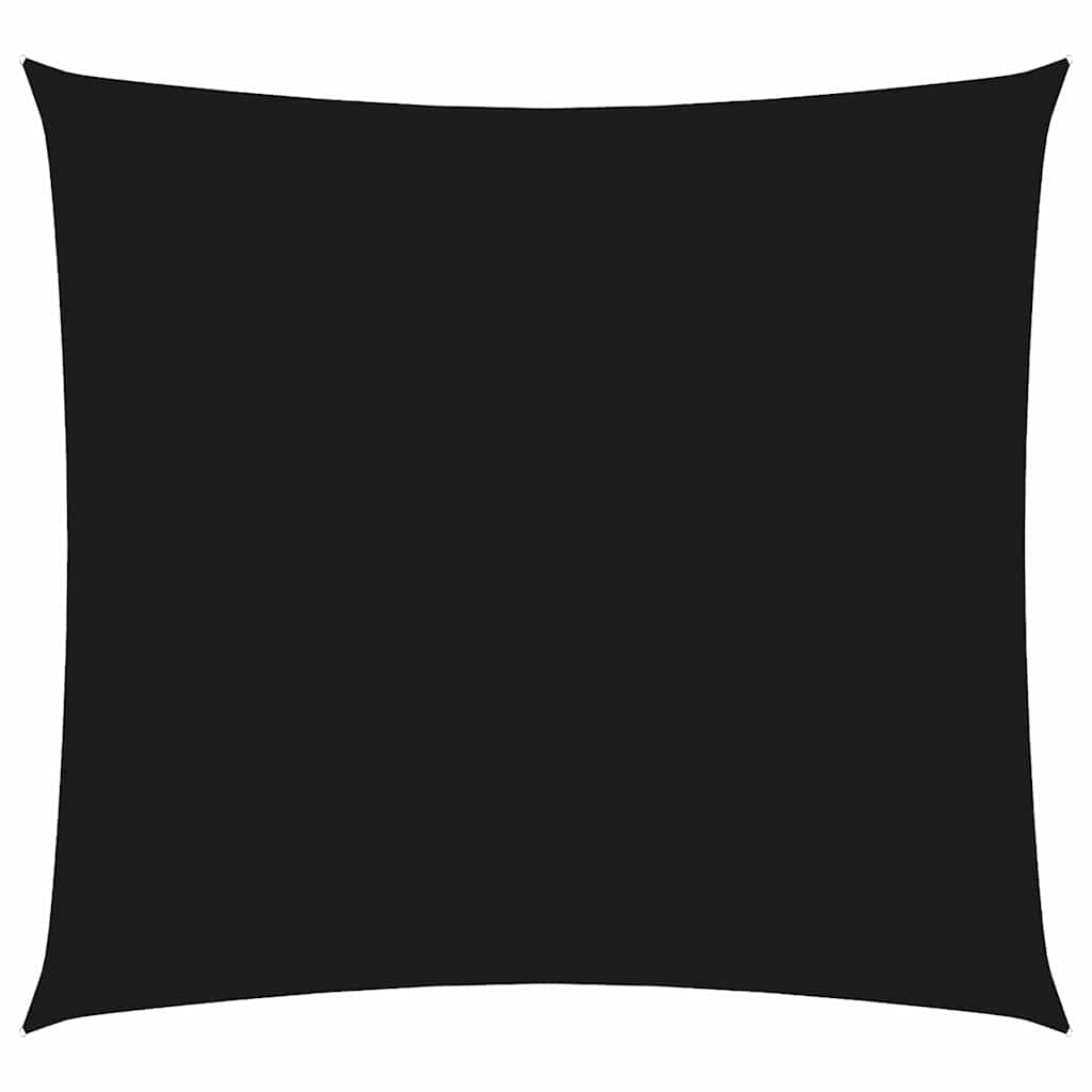 135747 vidaXL Sunshade Sail Oxford Fabric Square 6x6 m Black
