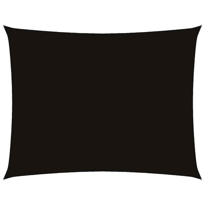 135767 vidaXL Sunshade Sail Oxford Fabric Rectangular 4x6 m Black