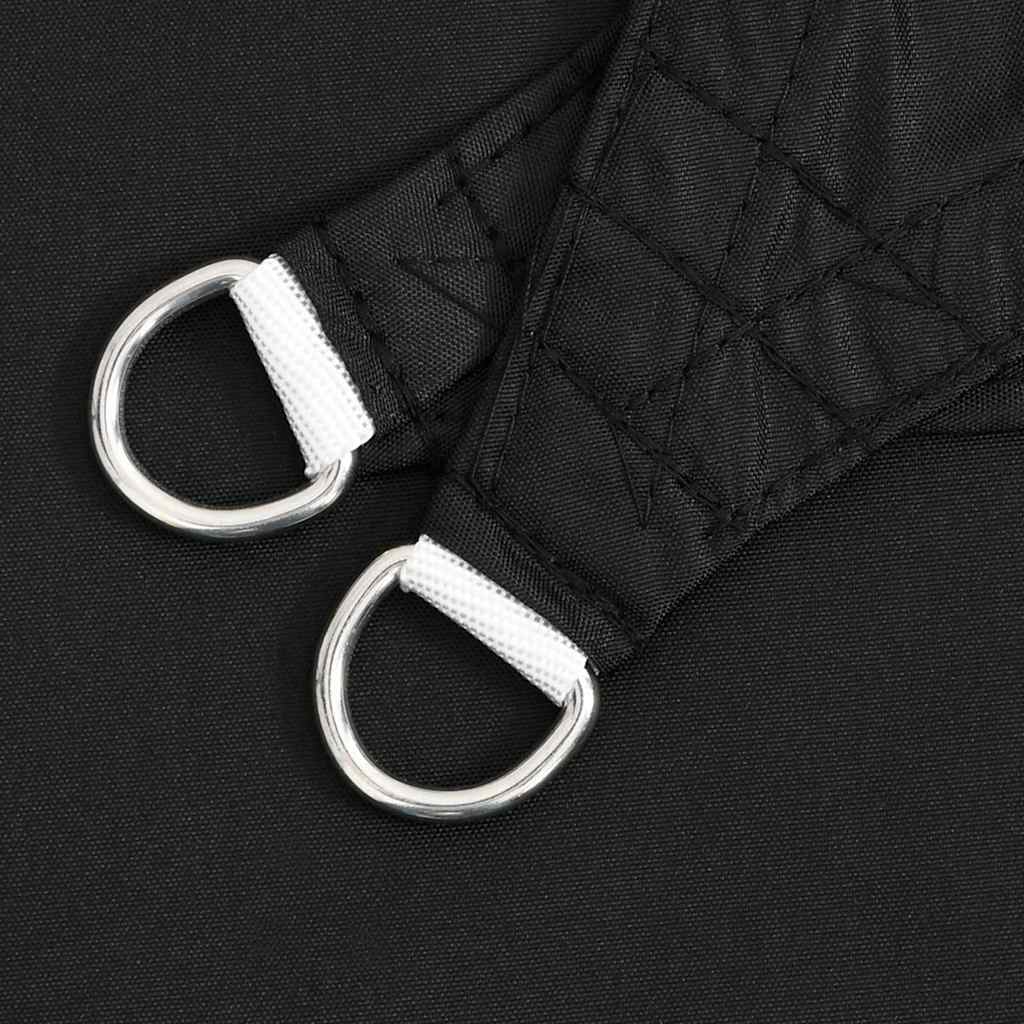 135767 vidaXL Sunshade Sail Oxford Fabric Rectangular 4x6 m Black