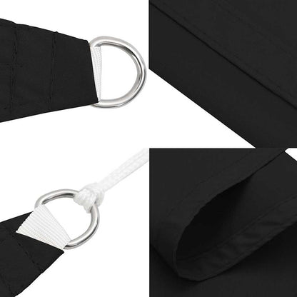 135767 vidaXL Sunshade Sail Oxford Fabric Rectangular 4x6 m Black