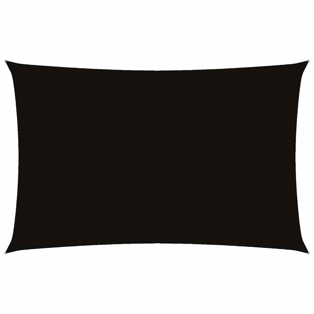 Sunshade Sail Oxford Fabric Rectangular 4x7 m Black