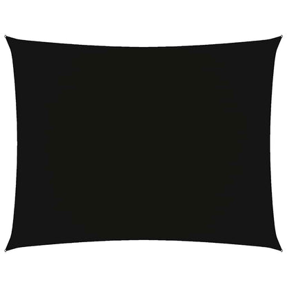Sunshade Sail Oxford Fabric Rectangular 5x6 m Black