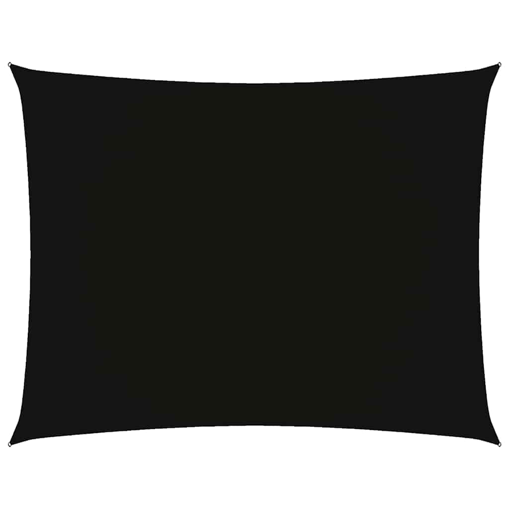 135770 vidaXL Sunshade Sail Oxford Fabric Rectangular 5x7 m Black