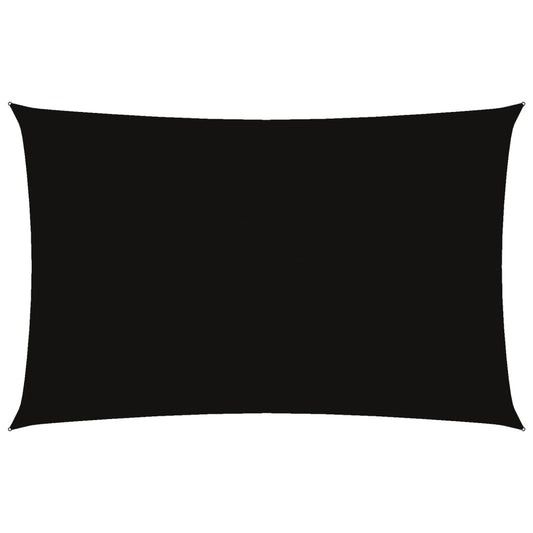 Sunshade Sail Oxford Fabric Rectangular 5x8 m Black