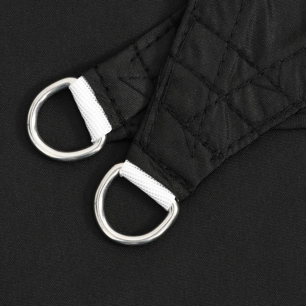 Sunshade Sail Oxford Fabric Rectangular 5x8 m Black