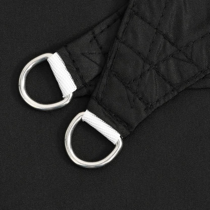 Sunshade Sail Oxford Fabric Rectangular 6x8 m Black