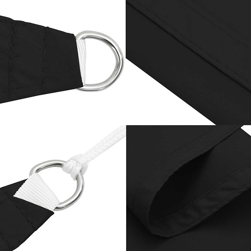 Sunshade Sail Oxford Fabric Triangular 3.6x3.6x3.6 m Black