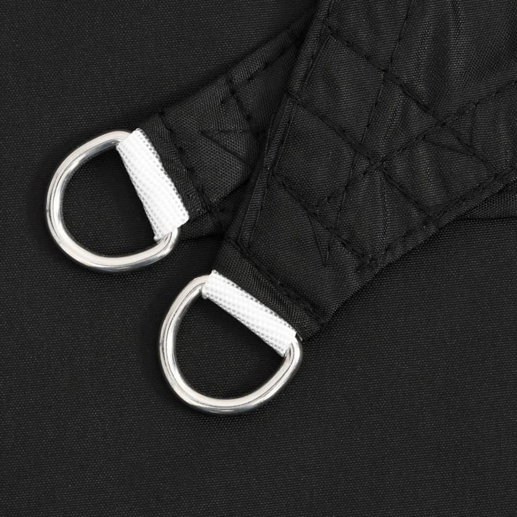 Sunshade Sail Oxford Fabric Triangular 4x4x4 m Black