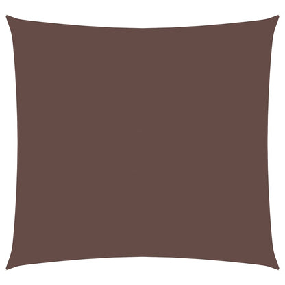 Sunshade Sail Oxford Fabric Square 6x6 m Brown