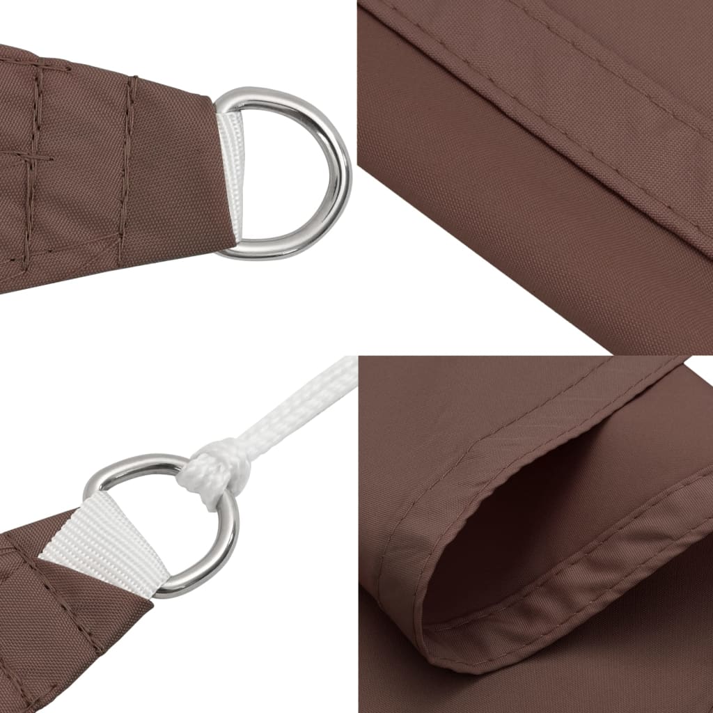 Sunshade Sail Oxford Fabric Rectangular 2x3 m Brown