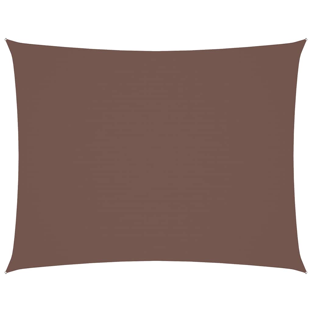 Sunshade Sail Oxford Fabric Rectangular 4x6 m Brown
