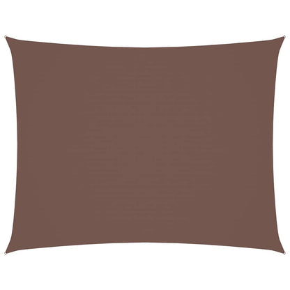 Sunshade Sail Oxford Fabric Rectangular 4x6 m Brown