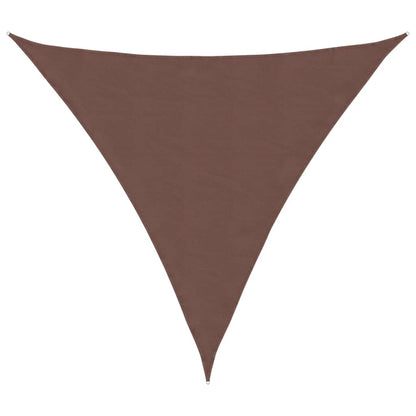 Sunshade Sail Oxford Fabric Triangular 3.6x3.6x3.6 m Brown