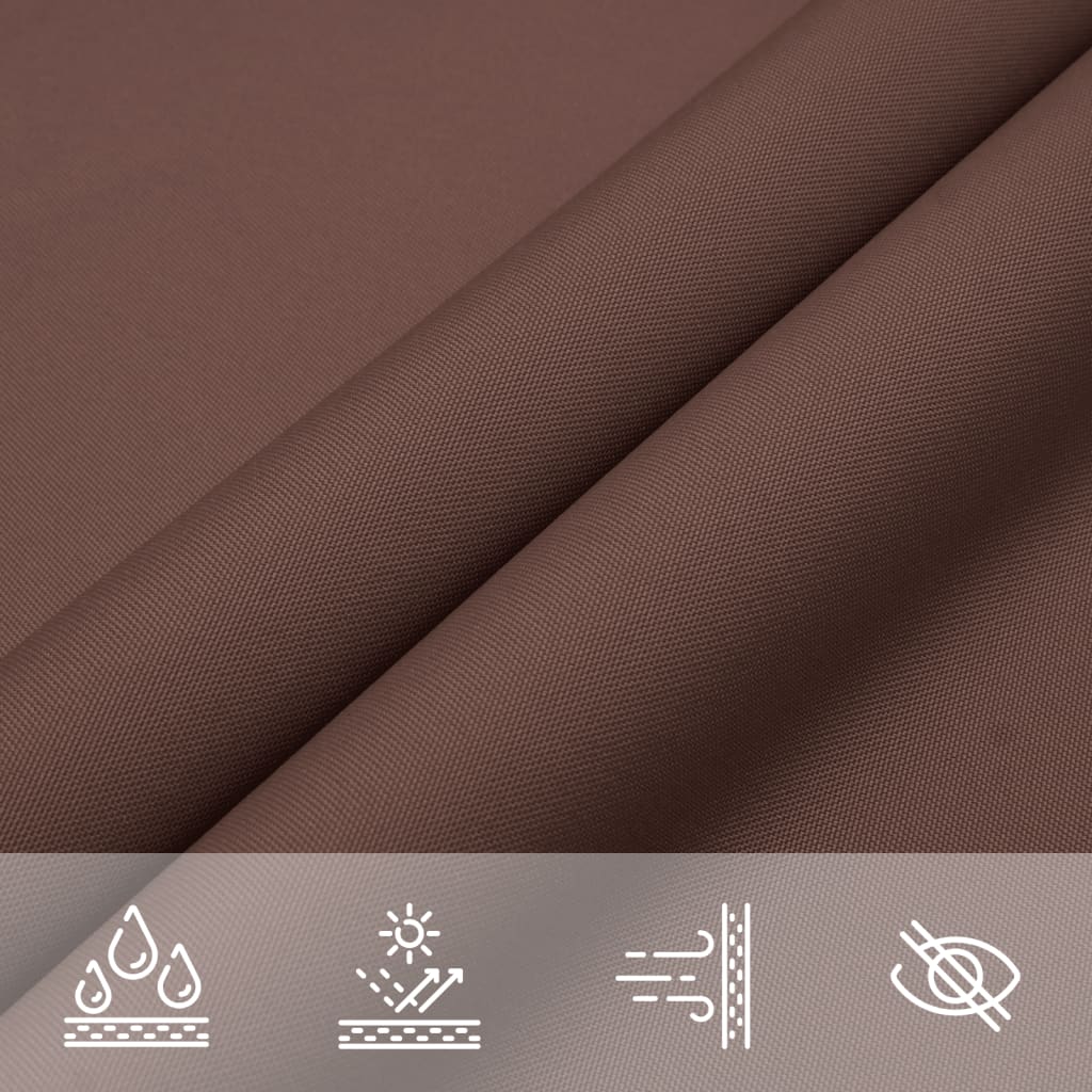 Sunshade Sail Oxford Fabric Triangular 3.6x3.6x3.6 m Brown