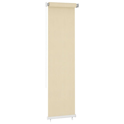 Outdoor Roller Blind Cream 65(W)x230(H) cm HDPE