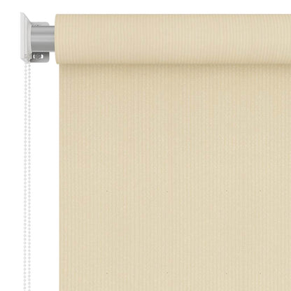 Outdoor Roller Blind Cream 65(W)x230(H) cm HDPE