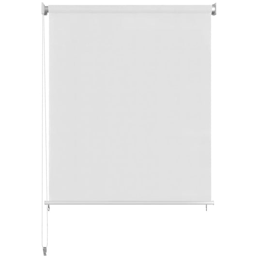 Outdoor Roller Blind White 85(W)x230(H) cm HDPE