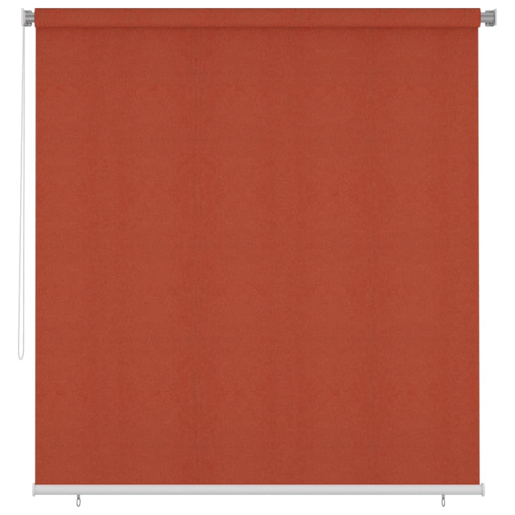 Outdoor Roller Blind 220x230 cm Terracotta HDPE