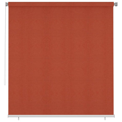 Outdoor Roller Blind 220x230 cm Terracotta HDPE