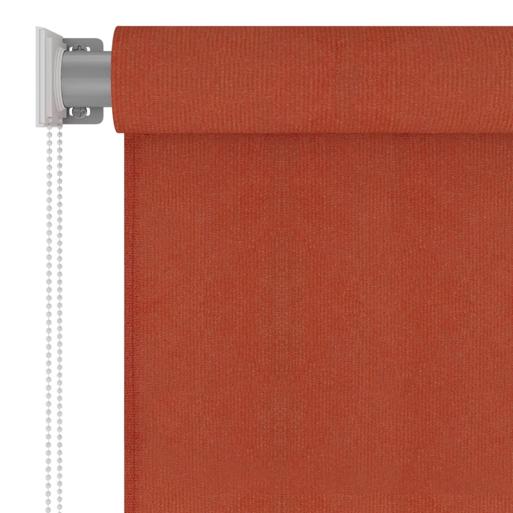 Outdoor Roller Blind 220x230 cm Terracotta HDPE