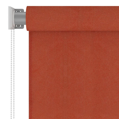 Outdoor Roller Blind 220x230 cm Terracotta HDPE