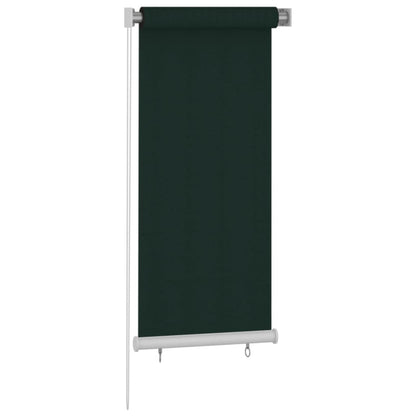 Outdoor Roller Blind 60x140 cm Dark Green HDPE
