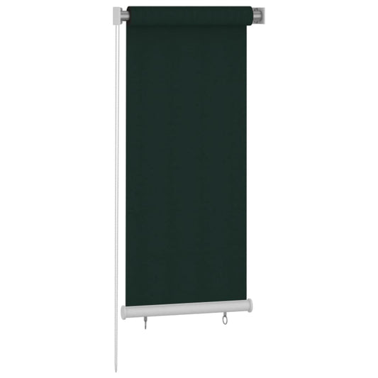 312809 vidaXL Outdoor Roller Blind 60x140 cm Dark Green HDPE