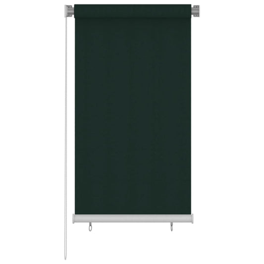 312810 vidaXL Outdoor Roller Blind 80x140 cm Dark Green HDPE
