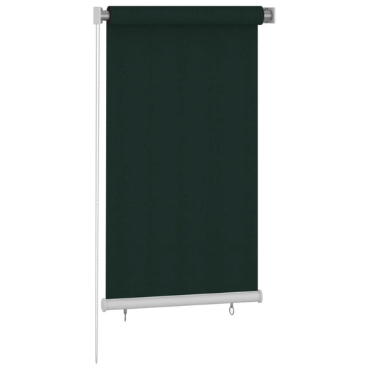 312810 vidaXL Outdoor Roller Blind 80x140 cm Dark Green HDPE