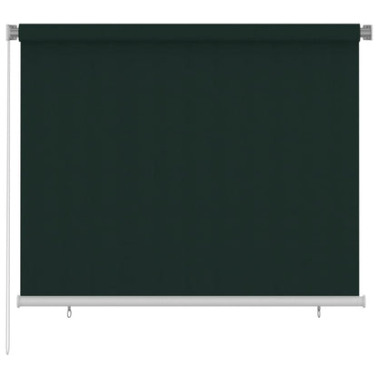 Outdoor Roller Blind 180x140 cm Dark Green HDPE